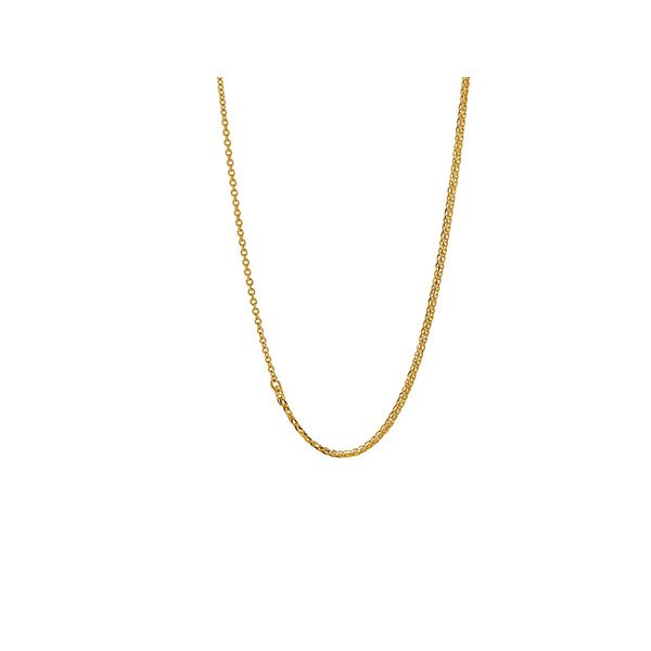 14k minimalist gold necklace